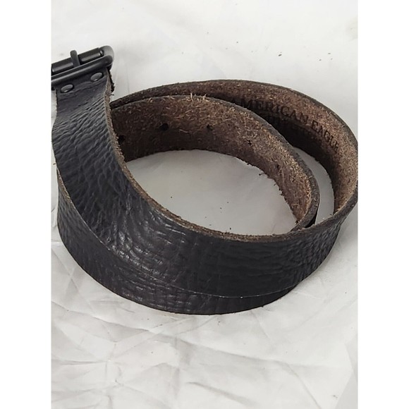 American Eagle Outfitters‎ Brown Genuine Leather Belt FITS  34" - Picture 2 of 9
